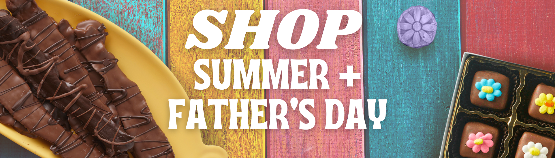 Summer Father’s Day Chocolate chocolate bacon banner