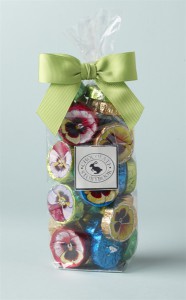 Milk Chocolate Foiled Pansies