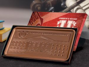 large logo chocolate bar