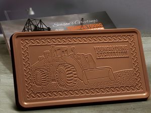 large Belgian chocolate bar