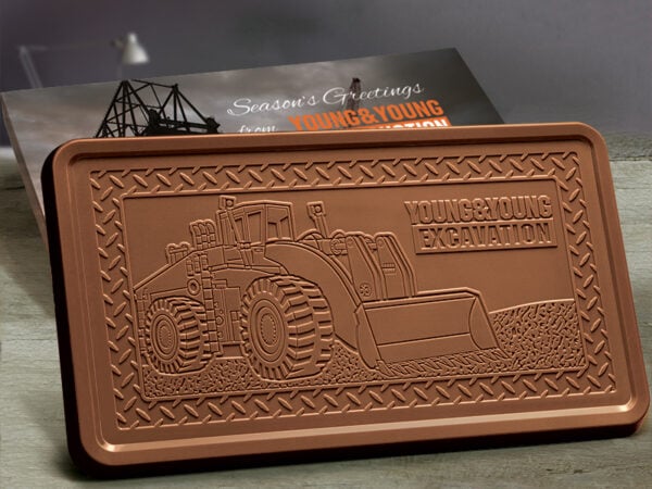 large Belgian chocolate bar
