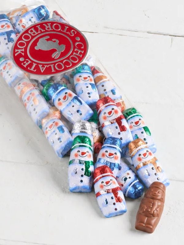 1 bag of Foiled Chocolate Holiday Snowmen