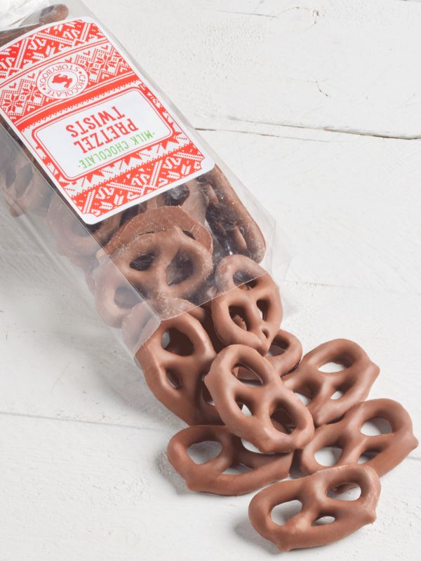 Milk Chocolate Holiday Pretzels