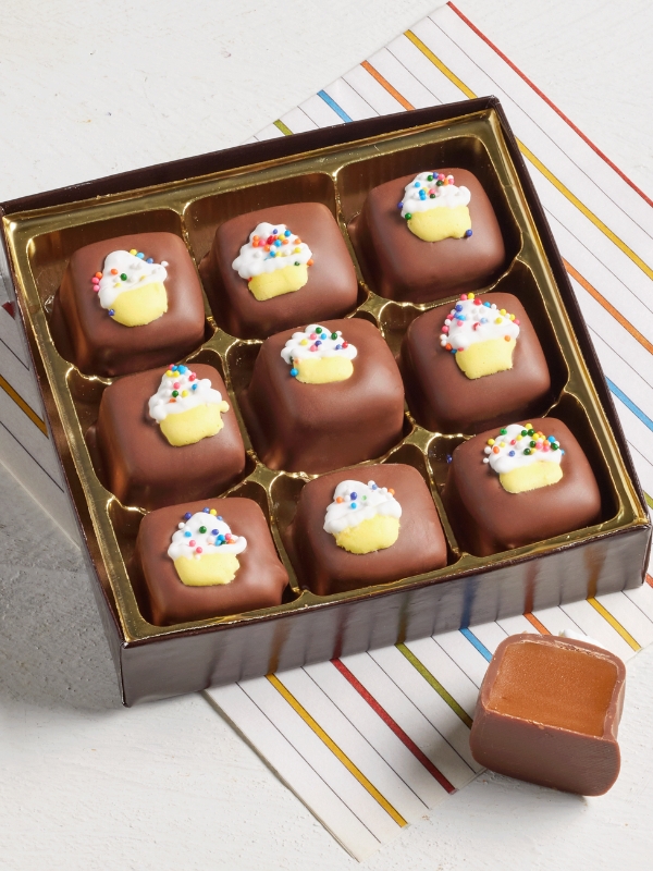 Birthday Chocolate Caramels