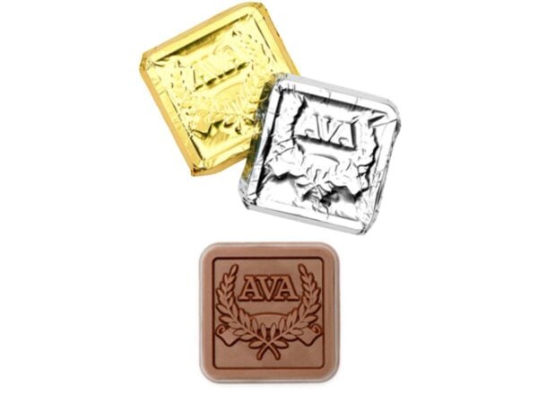 3 Foil Chocolate Squaress
