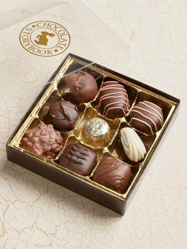 1 9pc Chocolate Assortment Gift Box opened