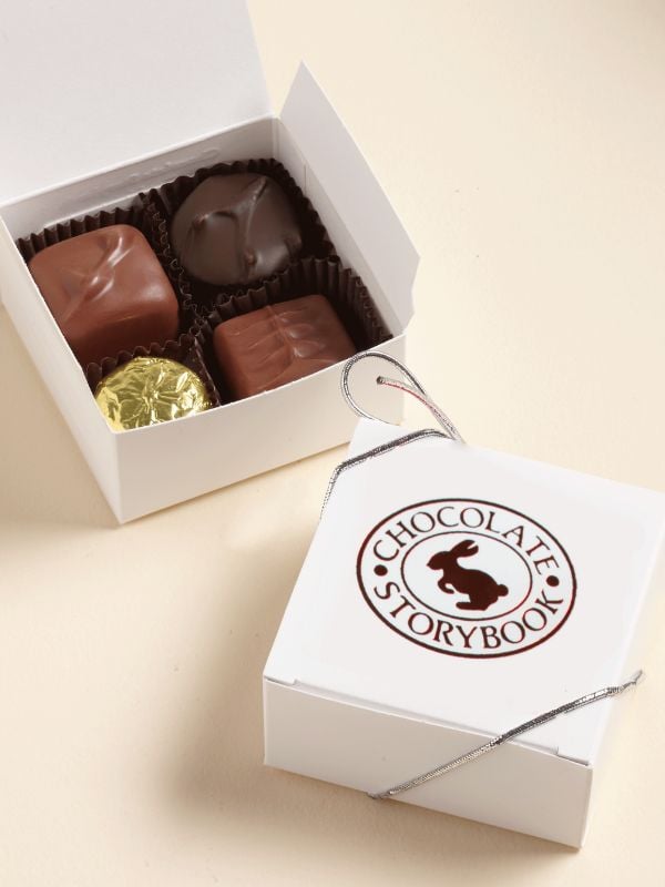 Assorted Chocolate Favor 4pc Gift Box