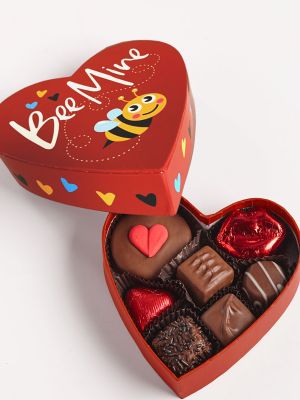 Sweet Bee Heart Shaped Box