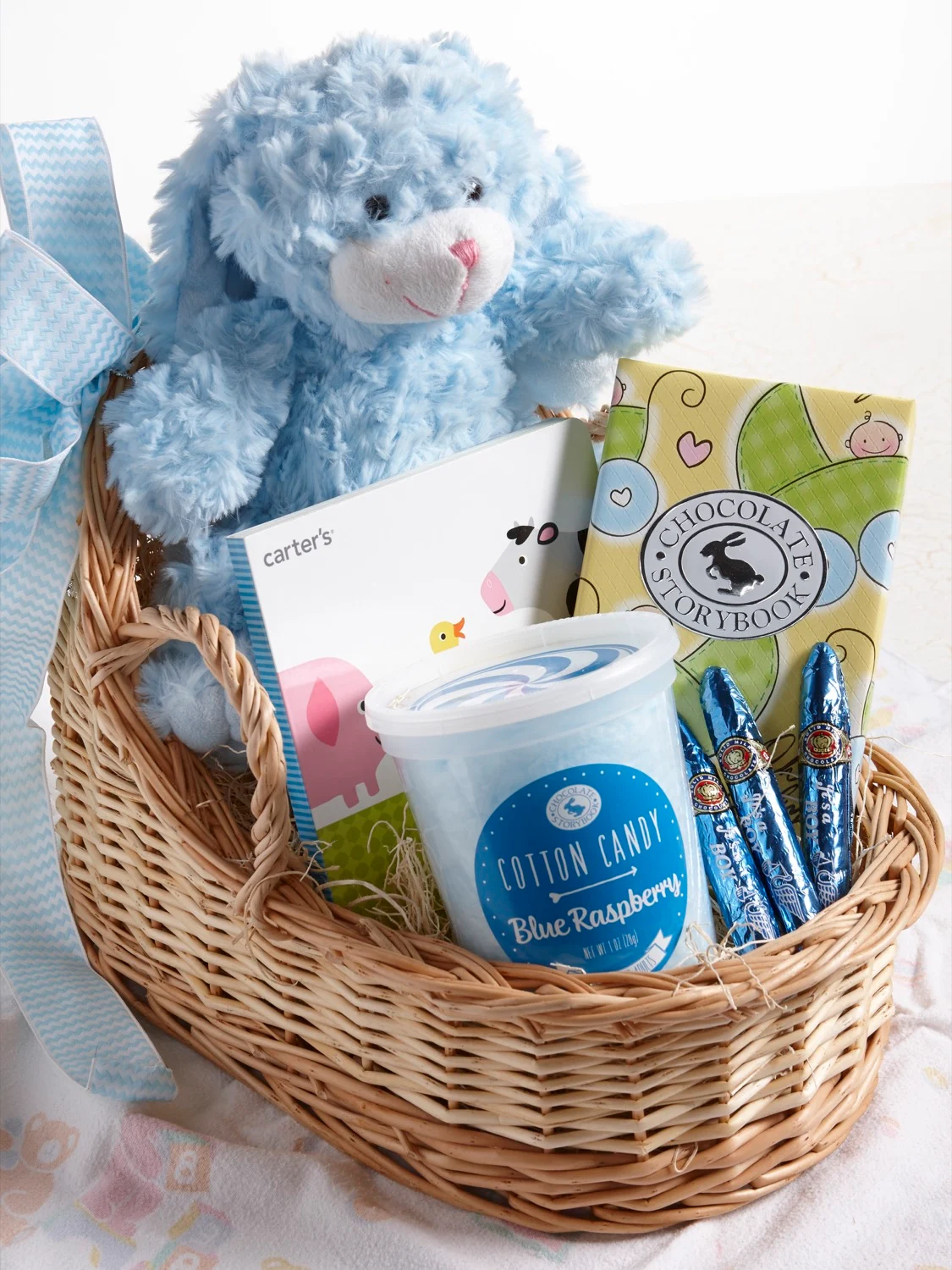 Baby Boy Congratulations Gift Basket