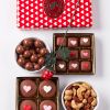 Lotta Chocolate Box of love gift of Gourmet Valentine's Day chocolates, caramels and mixed nuts
