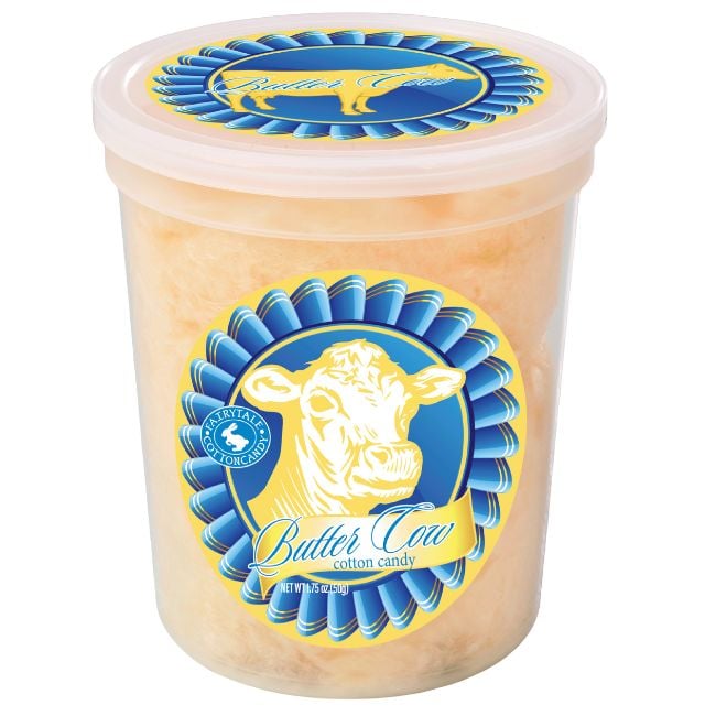 1 tub of Buttered Cow Cotton Candy