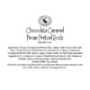 Chocolate Caramel Pecan Pretzel Rods Ingredient Label
