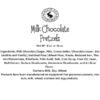 Milk Chocolate Pretzels Ingredient Label