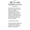 Chocolate Licorice Ingredient Label