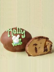 Cookie Dough Fudge Filled Chocolate Eggs