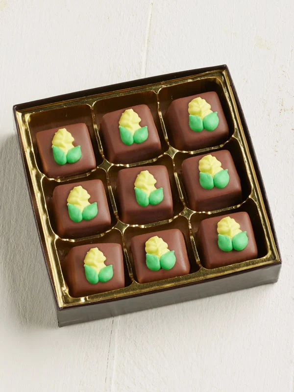 1 corn caramels box