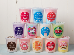Tubs of cotton candy