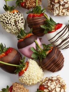 Fancy Chocolate Dipped Strawberries