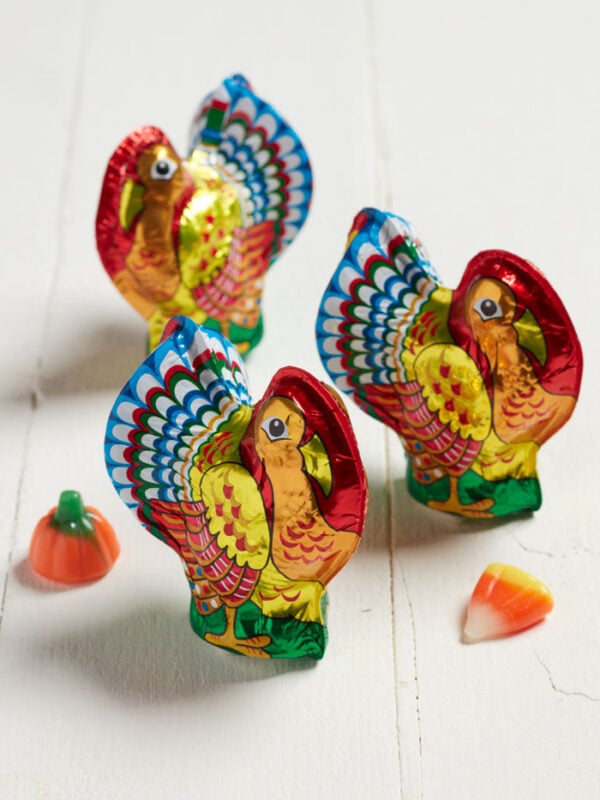 Foiled Turkeys in Milk Chocolate