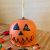 Jack O’Lantern Chocolate Caramel Apple
