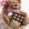 Classic Teddy Baby Basket