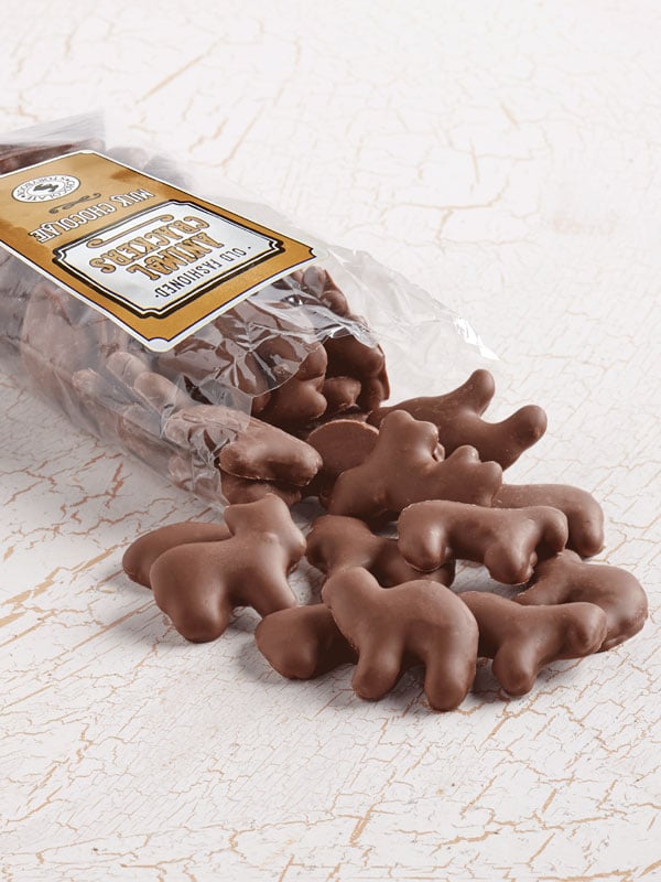 1 bag of milk chocolate animal crackers