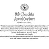 Milk Chocolate Animal Crackers Ingredient Label