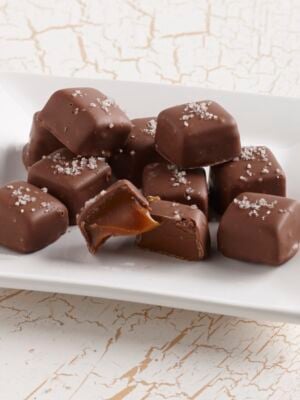 Chocolate Caramels with Sea Salt