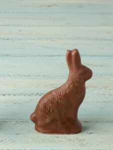 1 solid milk chocolate rabbit 2 ounces