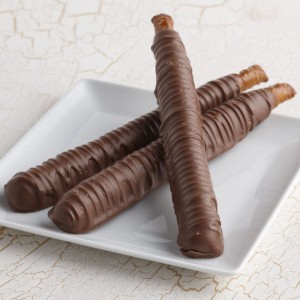 Chocolate Caramel Pretzel Rods