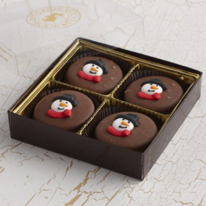 Snowmen Sandwich Cookies