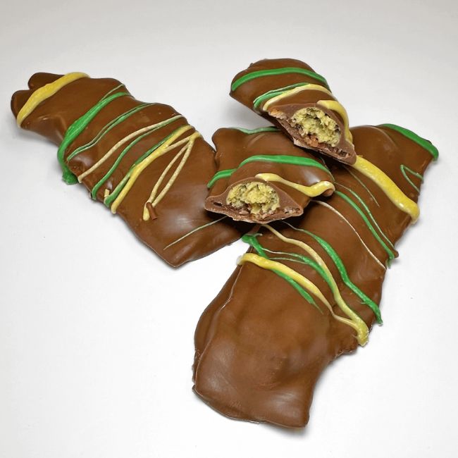 Dubai Chocolate Bacon 4 slices of Dubai Chocolate Bacon