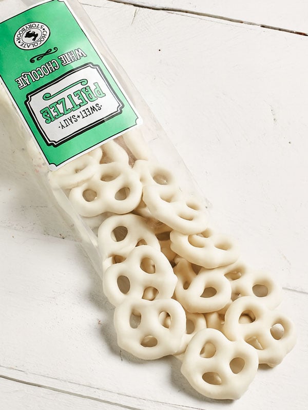 1 bag of white chocolate pretzels