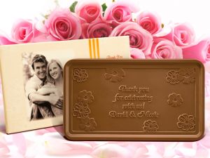 large Belgian chocolate bar